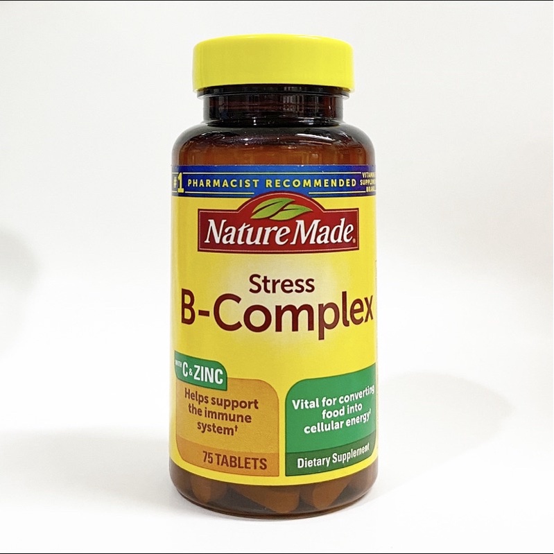 ℗Nature Made Stress B Complex With Vitamin C & Zinc (NatureMade Stress ...