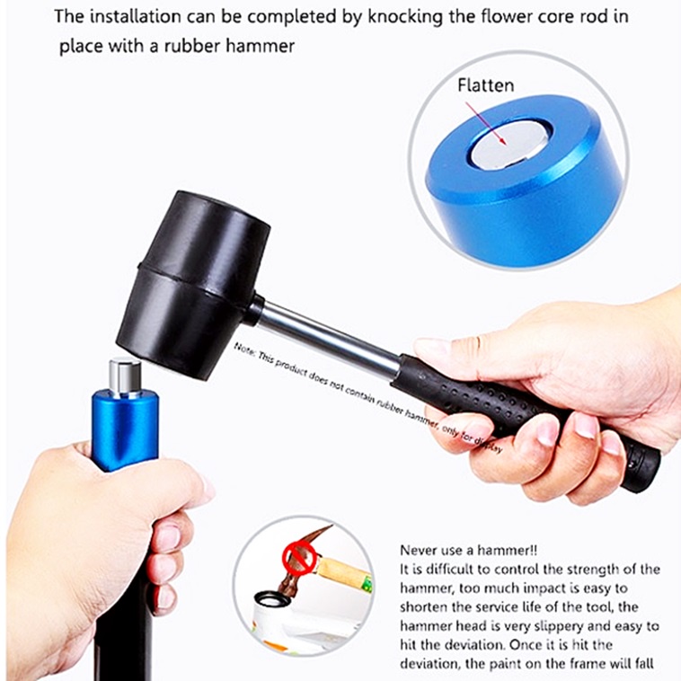 Bike Fork Headset Star Nut Setting Tool Threadless 28.6mm Installer ...