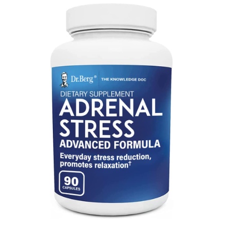 Dr. Berg Adrenal Stress Advanced Formula Adrenal Fatigue Supplement For ...