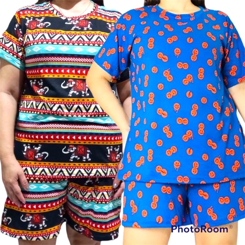 (ST21) 2XL PLUS SIZE Terno Tshirt Short Pambahay Medium 2XL Terno