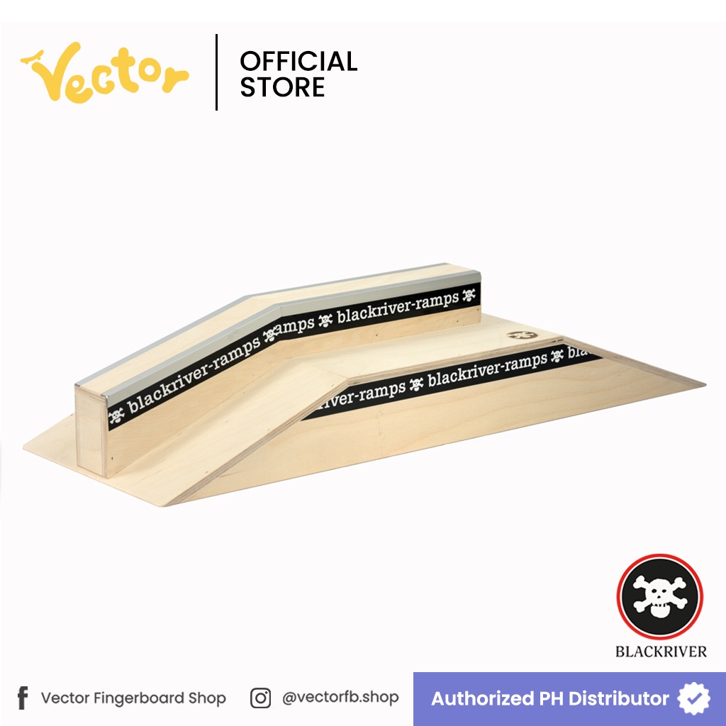 Blackriver Ramps Funbox Ledge BRR Professional Fingerboard Obstacles