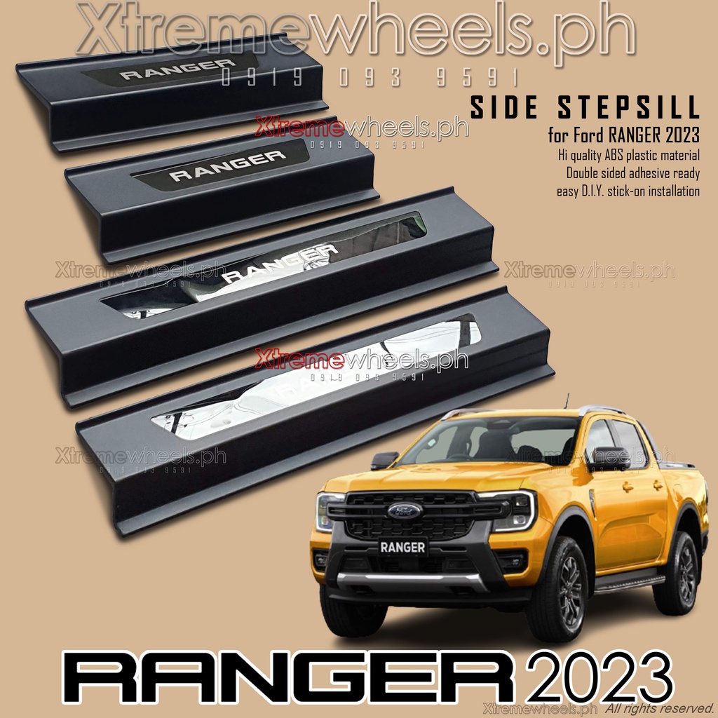 Ford Ranger 20232024 4pcs Thailand Made Side Step sill / stepsill