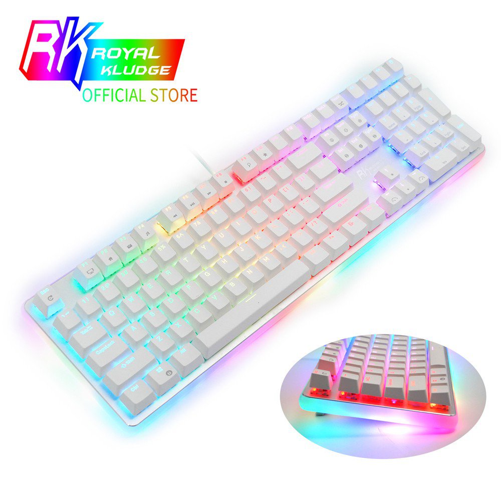 Official Original True ROYAL KLUDGE RK918 Wired Mechanical Keyboard ...