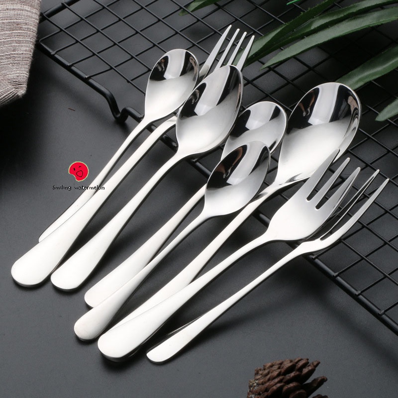 6pcs In 1 Set Original Stainless Steel Spoons Stainless Steel Forks   595ffcecfe2d2607ddb387edfbec9171