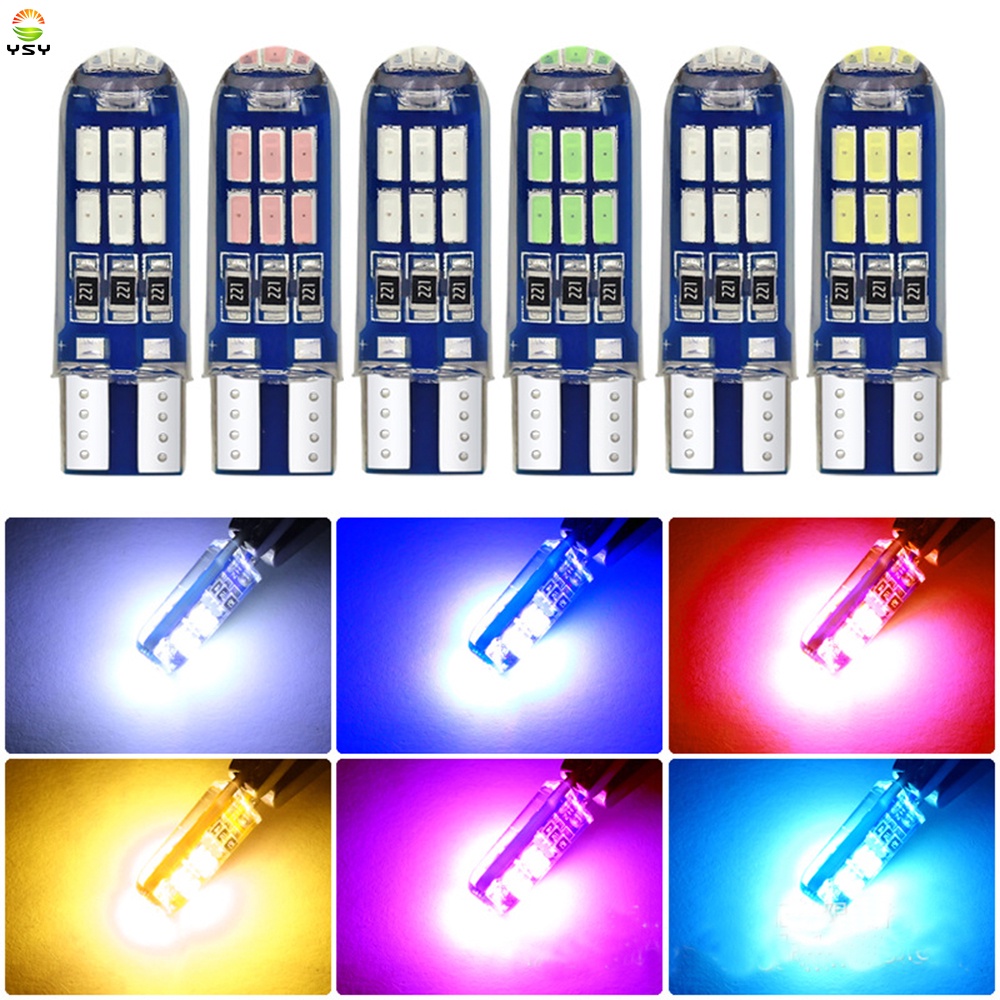 1X T10 W5W 194 led 4014 15smd Silica 168 License Plate Lights Car ...