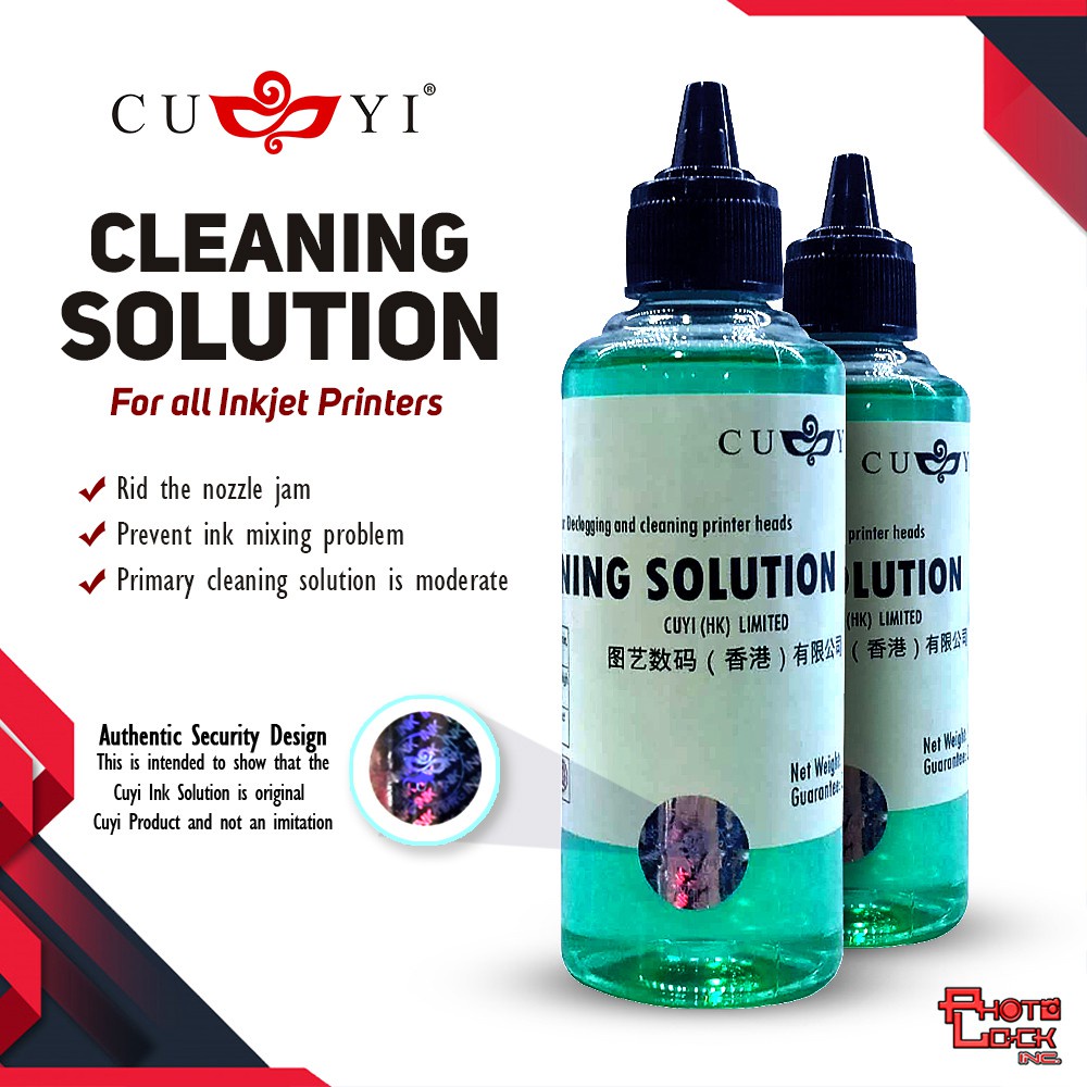 sterile syringe 100ml CUYI Cleaning Solution for Inkjet Printer