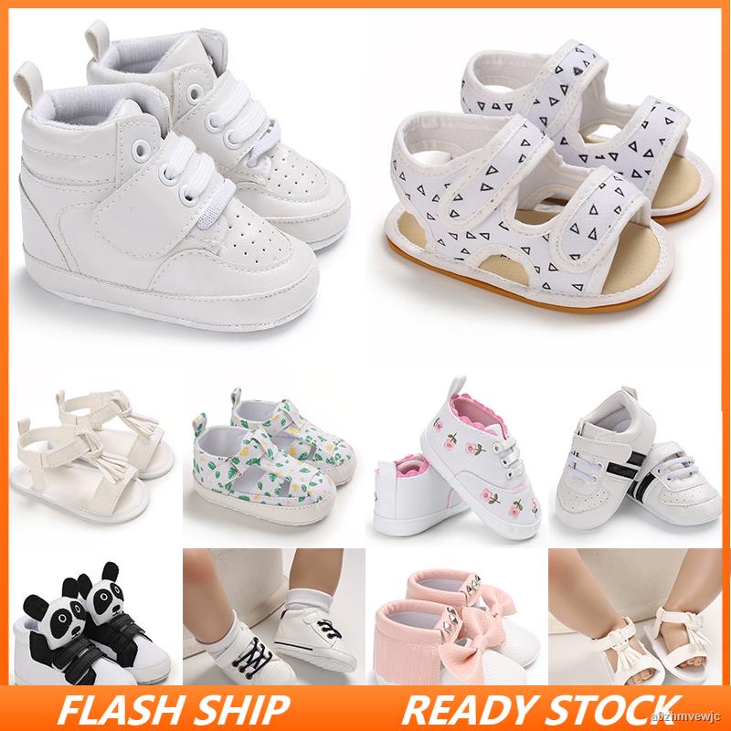 ☍♦Christening Baby Boy Shoes 1 Year Old Babies Fashion White Baptismal Shoes 0 12 Months Fashion