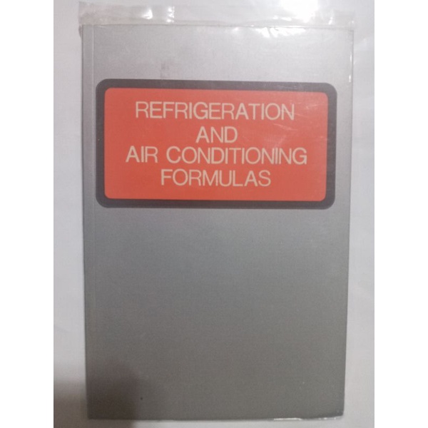REFRIGERATION AND AIR CONDITIONING FORMULAS | Shopee Philippines