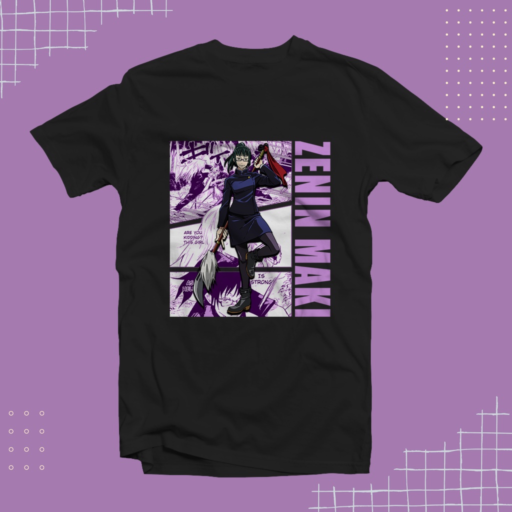 Badass Maki Zenin T-Shirt - Perfect for Fans of Jujutsu Kaisen ...