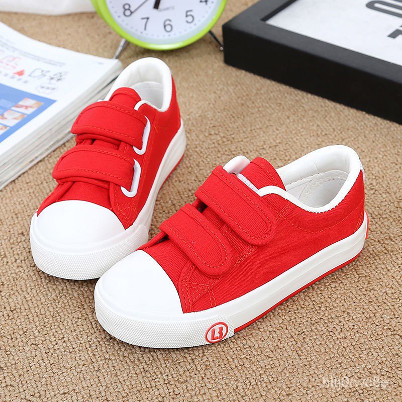 Childrens canvas 2024 velcro shoes