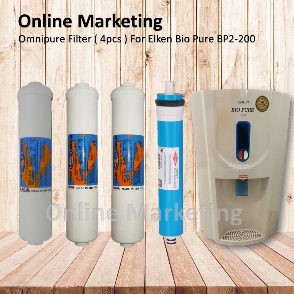 Omnipure Elken Bio 2 RO Water Filter Cartridge ( Made in USA ) Shopee