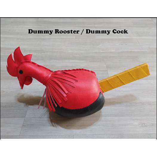 German Leather Dummy Rooster for Gamefowl / Tari Accessories / Gamefowl