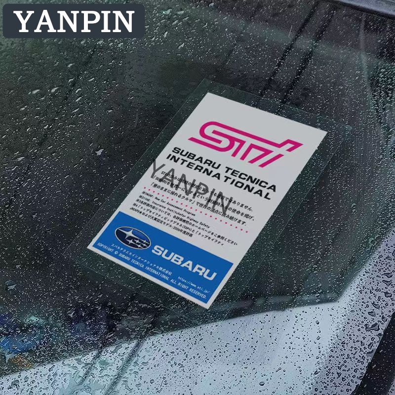 Subaru Car Electrostatic Sticker Windshield Decorative | Shopee Philippines