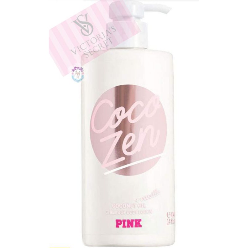 VICTORIA'S SECRET PINK Coco Zen Coconut Vanilla Oil Body Lotion 14 oz