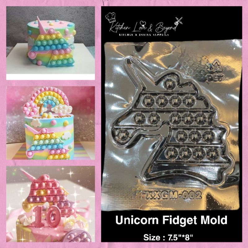 Unicorn Fidget Smash Cake Mold Food grade PET mold | Shopee Philippines