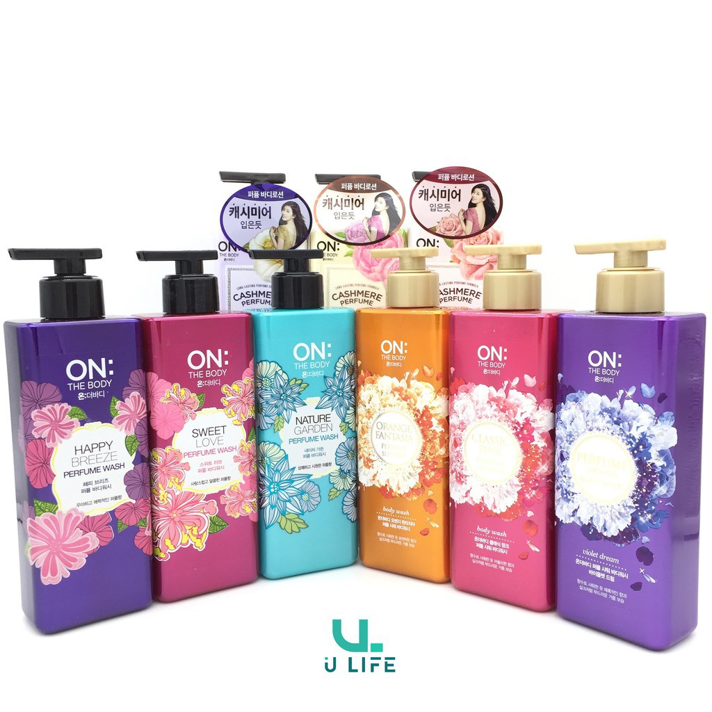 ON The Body Korea Perfume Shampoo Body Wash 500g Shopee Philippines