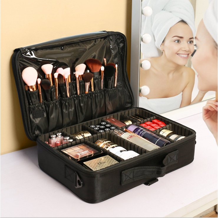 High Quality Professiona 3 Layered Make Up Storage Bag Organizer ...