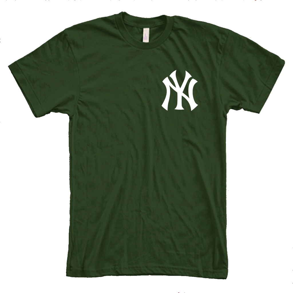 MRL Prints Pocket Ny Yankees Logo Shirt Unisex MRL Prints Gildan Cotton ...