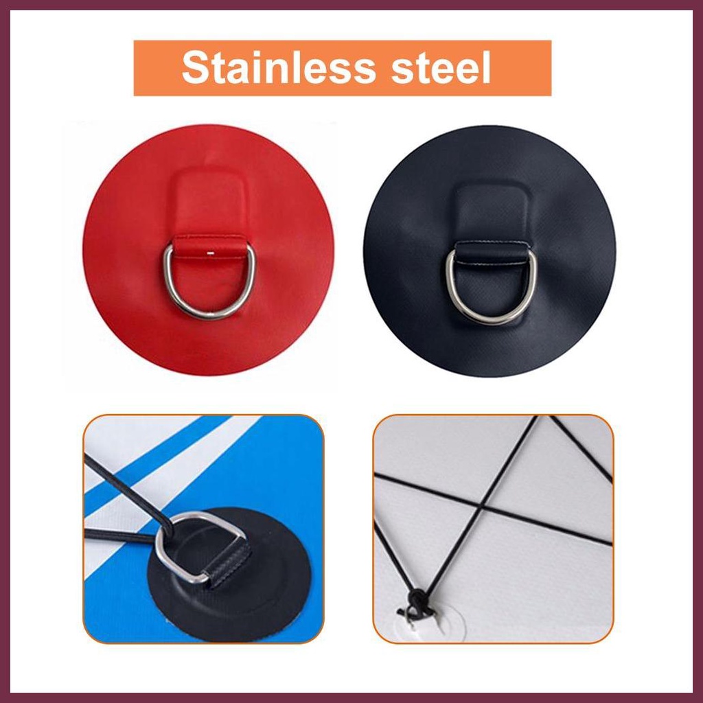 D Rings Patch for Inflatable Boats Stainless Steel PVC Inflatable Boats ...