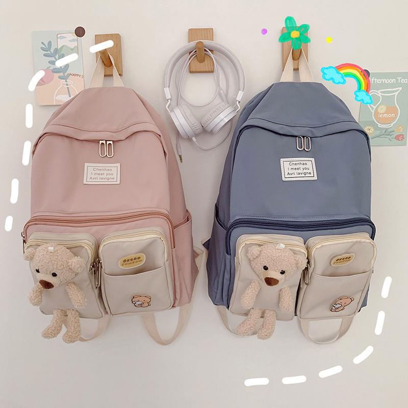 Kawaii Backpack for Girls Women with Cute Bear Shopee Philippines