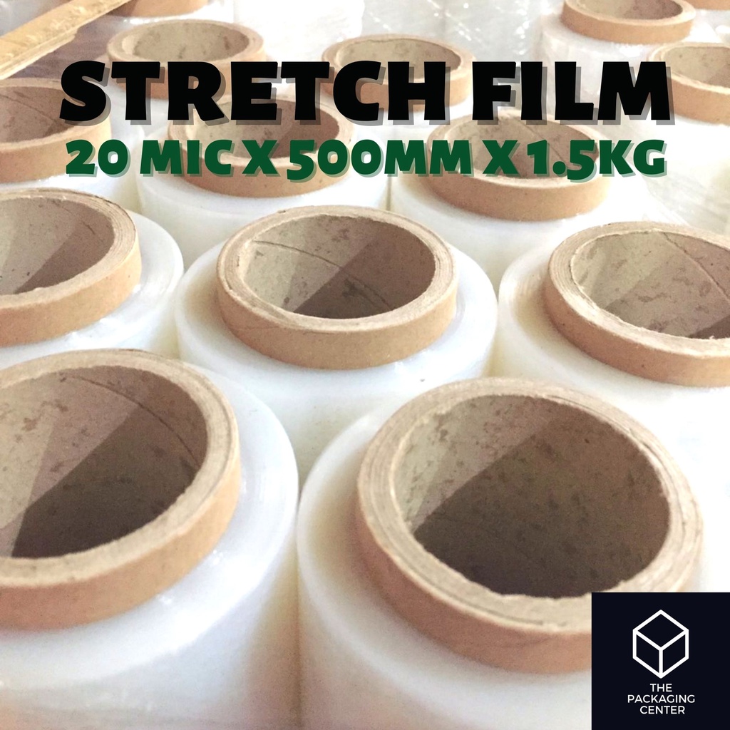 Pallet Stretch Film 1.5Kg x 500mm [20 Microns] Plastic Film / Pallet