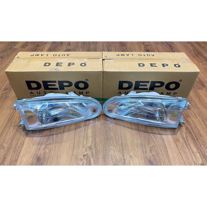 PROTON WIRA 93' SATRIA PUTRA HEAD LAMP TAIWAN DEPO PROTON WIRA / SATRIA