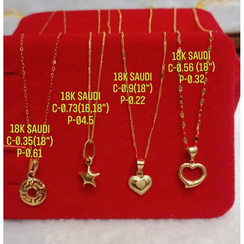 18k saudi gold necklace | Shopee Philippines