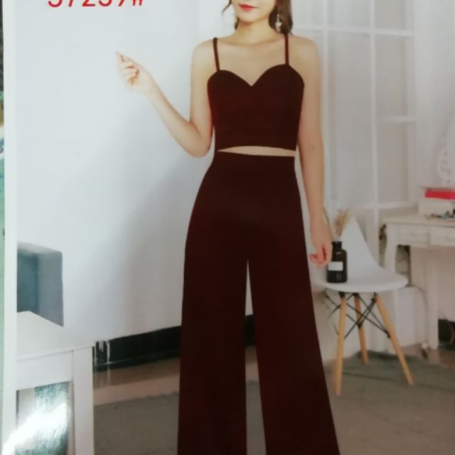 Square cheap pants jumpsuit