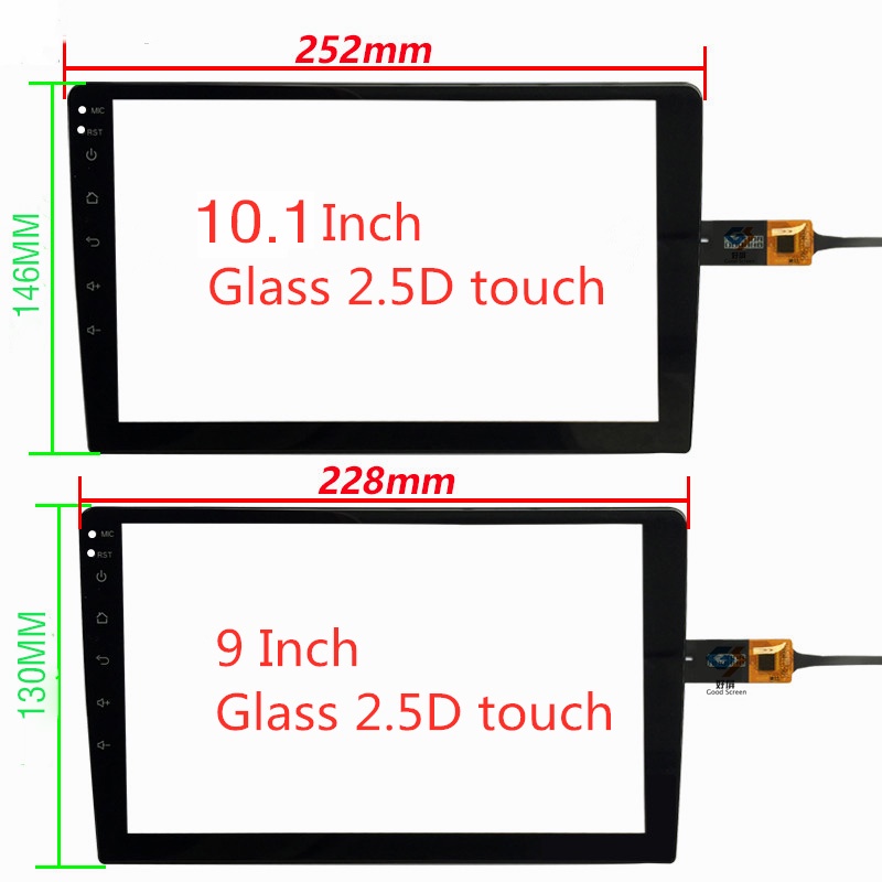 Universal 9''/10.1'' Inch Android Car Radio Stereo 2.5D Touch Screen ...