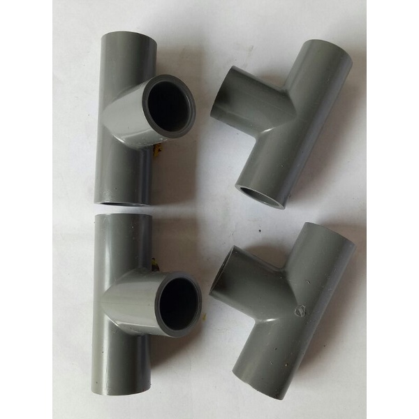 Rucika Tee PVC 1/2 inch T Connection 1/2 inch PVC Pipe | Shopee Philippines