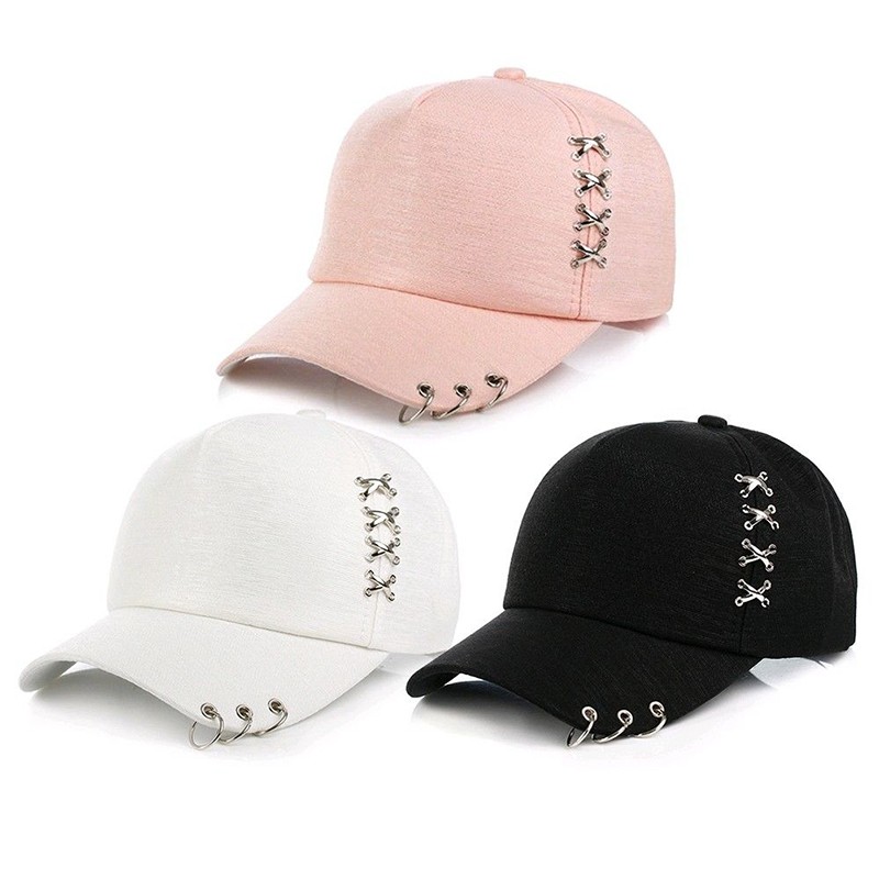 Kpop cap with store rings