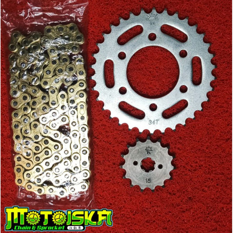 Chain sprocket sales bajaj ct 100