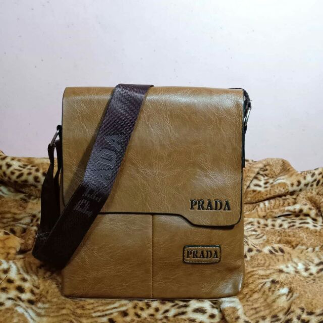 Prada Sling Bag for Men Leather Shopee Philippines