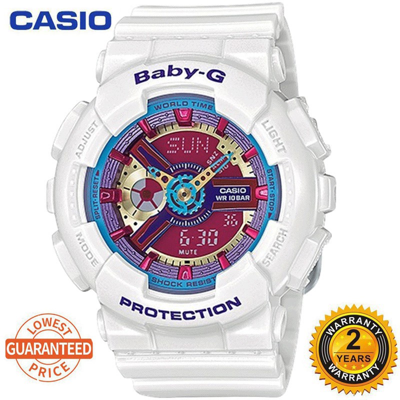 Baby-G BA110 G-Shock GMA-S110 Men Women Sport Digital Watch Rose Red  GMA-S110MP-4A3 cObp