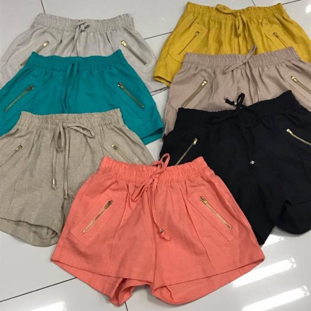 Garterized shorts sale