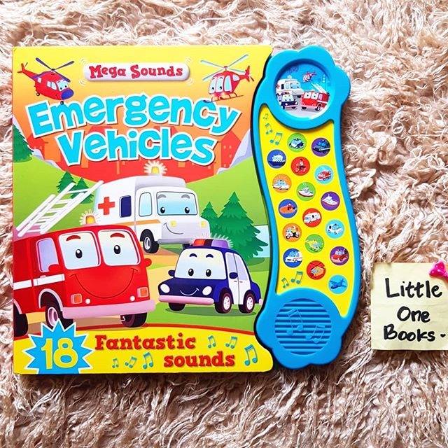 Emergency Vehicles Mega Sound Board Book | Shopee Philippines
