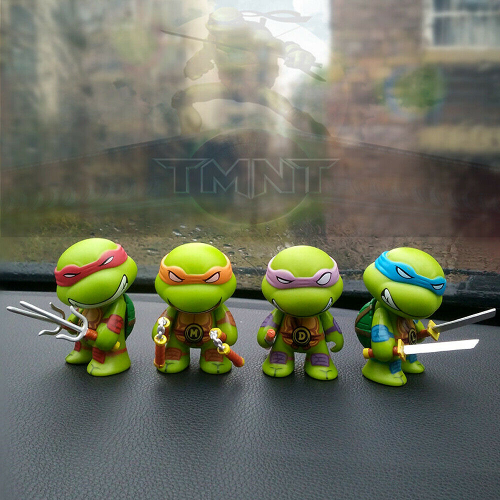 4pcs Ninjaed God Teenage Mutant Ninja Turtles TMNT Action Figure PVC
