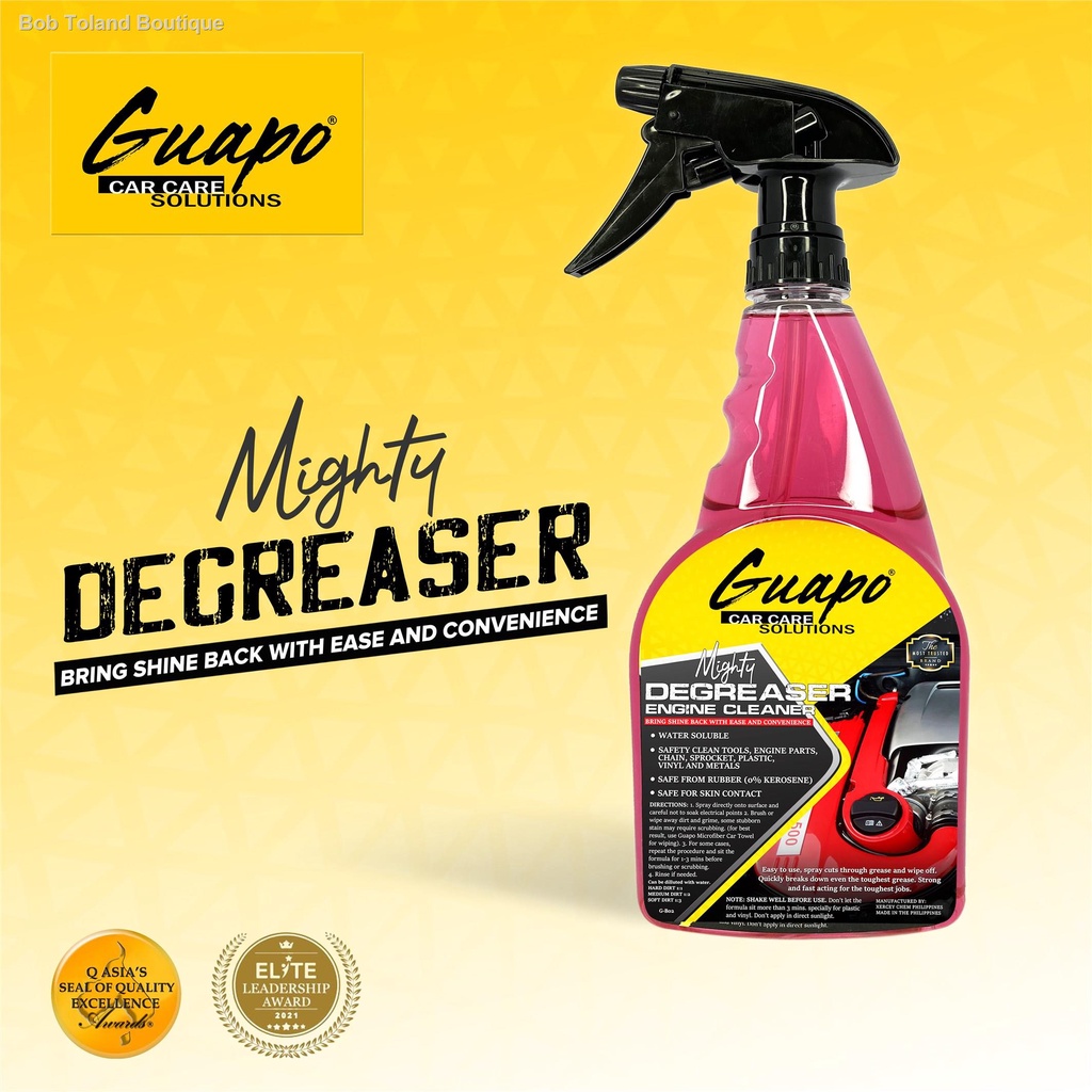Guapo Car Care Mighty Degreaser 500ml / Engine and Motorcycle Degreaser
