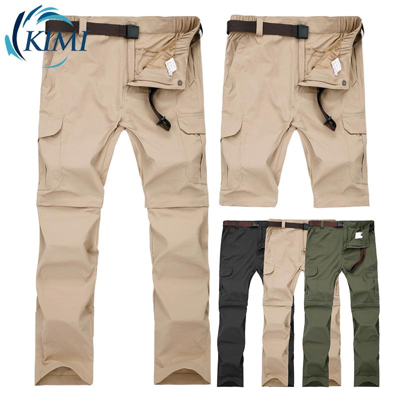 Men's Pants Quick Dry Men Pants Elastic Casual Cargo Pants Detachable  Shorts Long Trousers Outdoor Hiking Pant Streetwear Plus Size S-6XL 231013, Best Hiking Shorts For Women