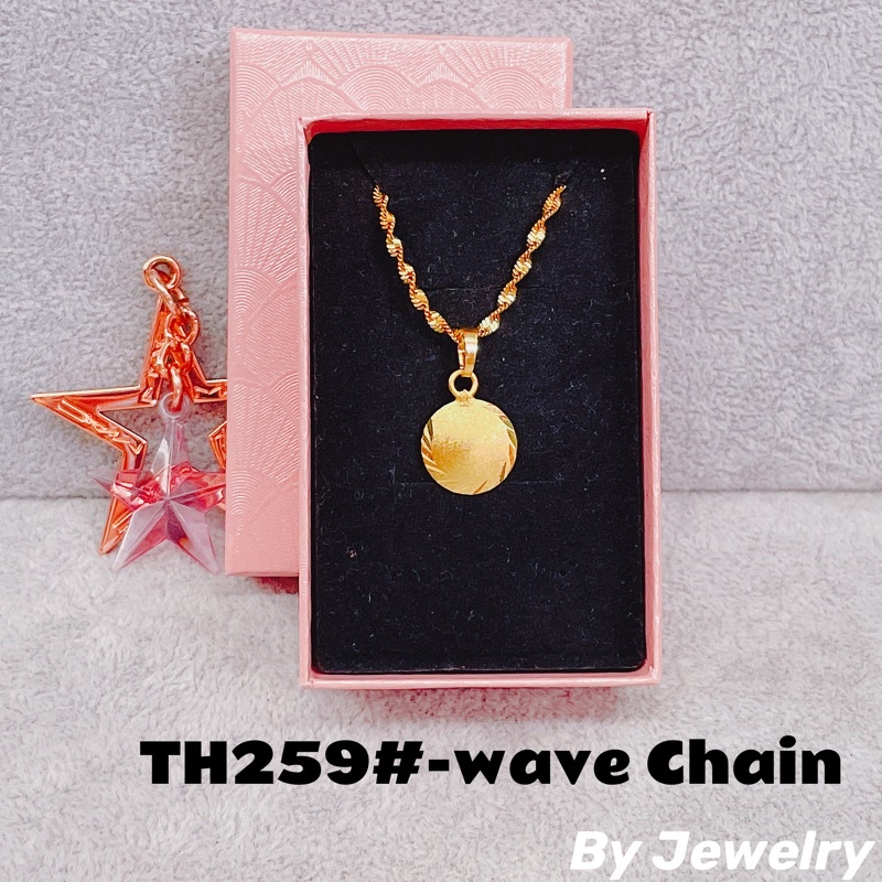 [BY]18k Thailand gold plated Necklace!Free