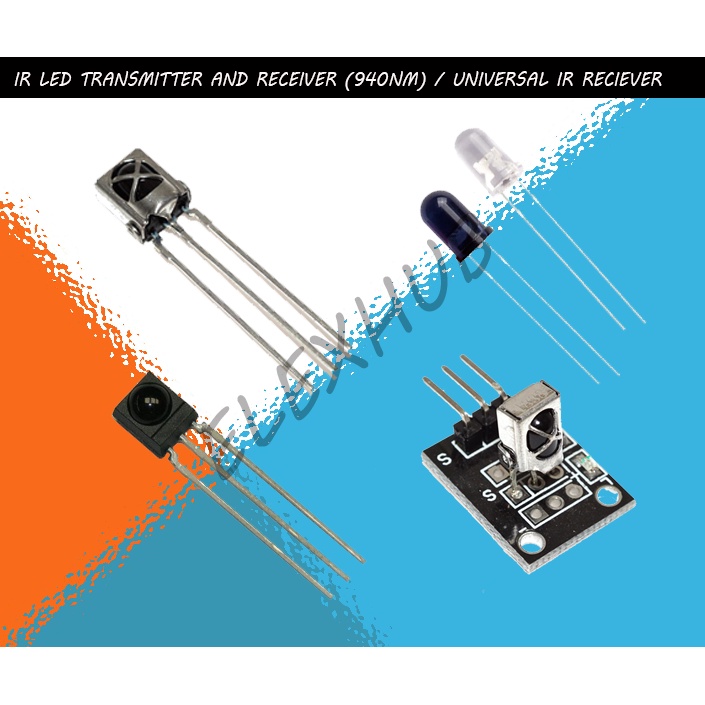 IR INFRARED LED TRANSMITTER AND RECEIVER (940NM) UNIVERSAL INFRARED ...