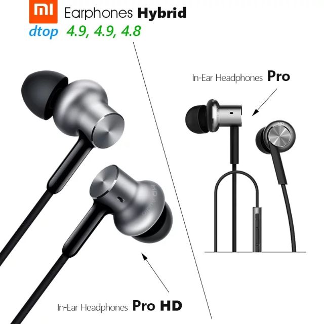 Xiaomi Mi in Ear Headphones Pro HD Hybrid Piston Earphones