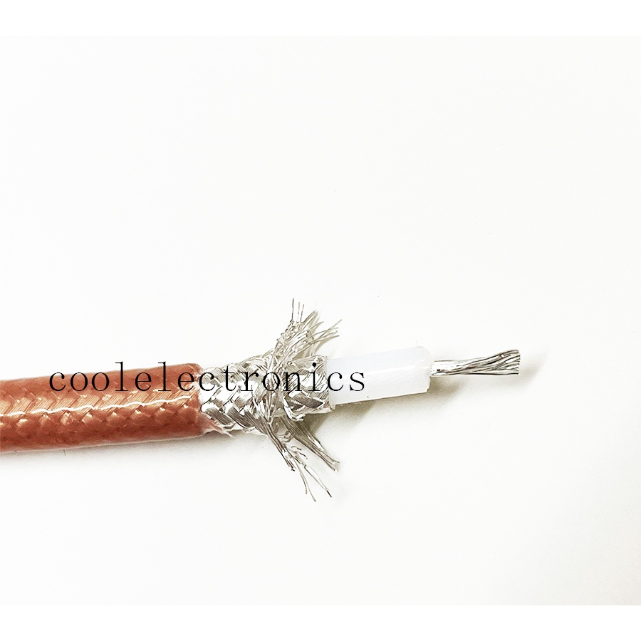 RG400 Double Shielded Copper Braid RF Coaxial cable Adapter Connector ...
