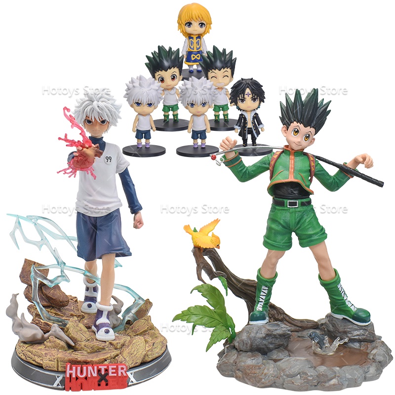 Hunter X Hunter Action Figure Gon Freecss & Killua Zoldyck Anime ...