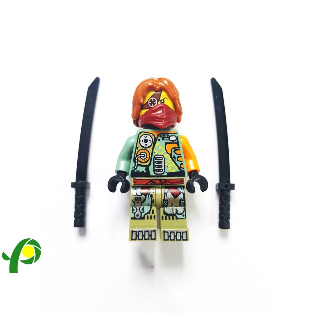 LEGO Minifig Ronin + Scabbard + Swords (Ninjago, Minifigure) | Shopee ...