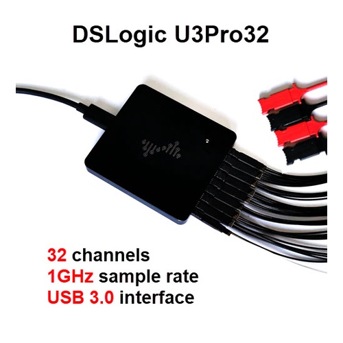 DSLogic logic analyzer DSLogic U3Pro32 bandwidth up to 1GHz sampling 32