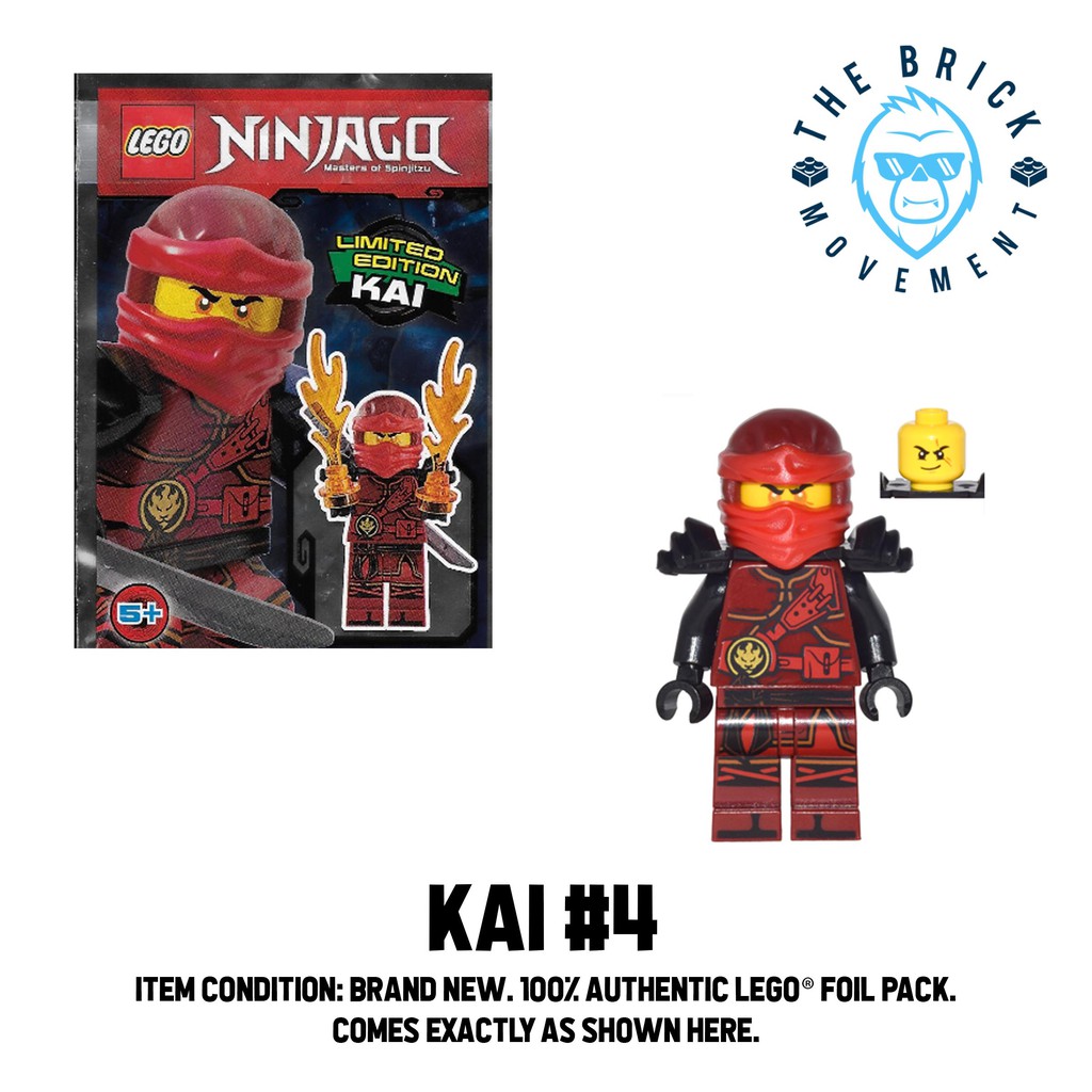 LEGO NINJAGO Kai Foil Pack 4 Shopee Philippines