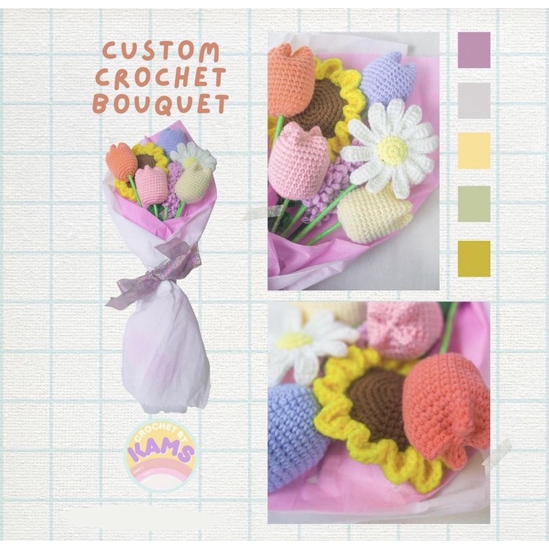 Crochet Flower Bouquet Shopee Philippines