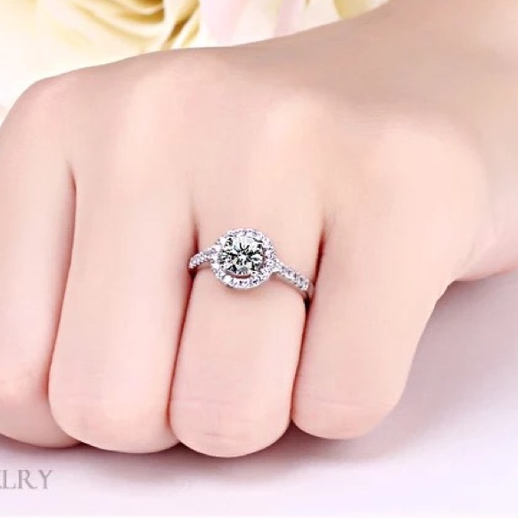 TATA Genuine 925 Italy Silver Elegant Ring for Women L 180 Shopee Philippines