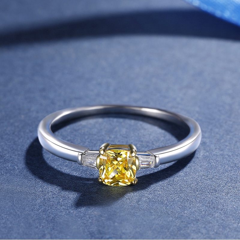 Yellow topaz store engagement ring